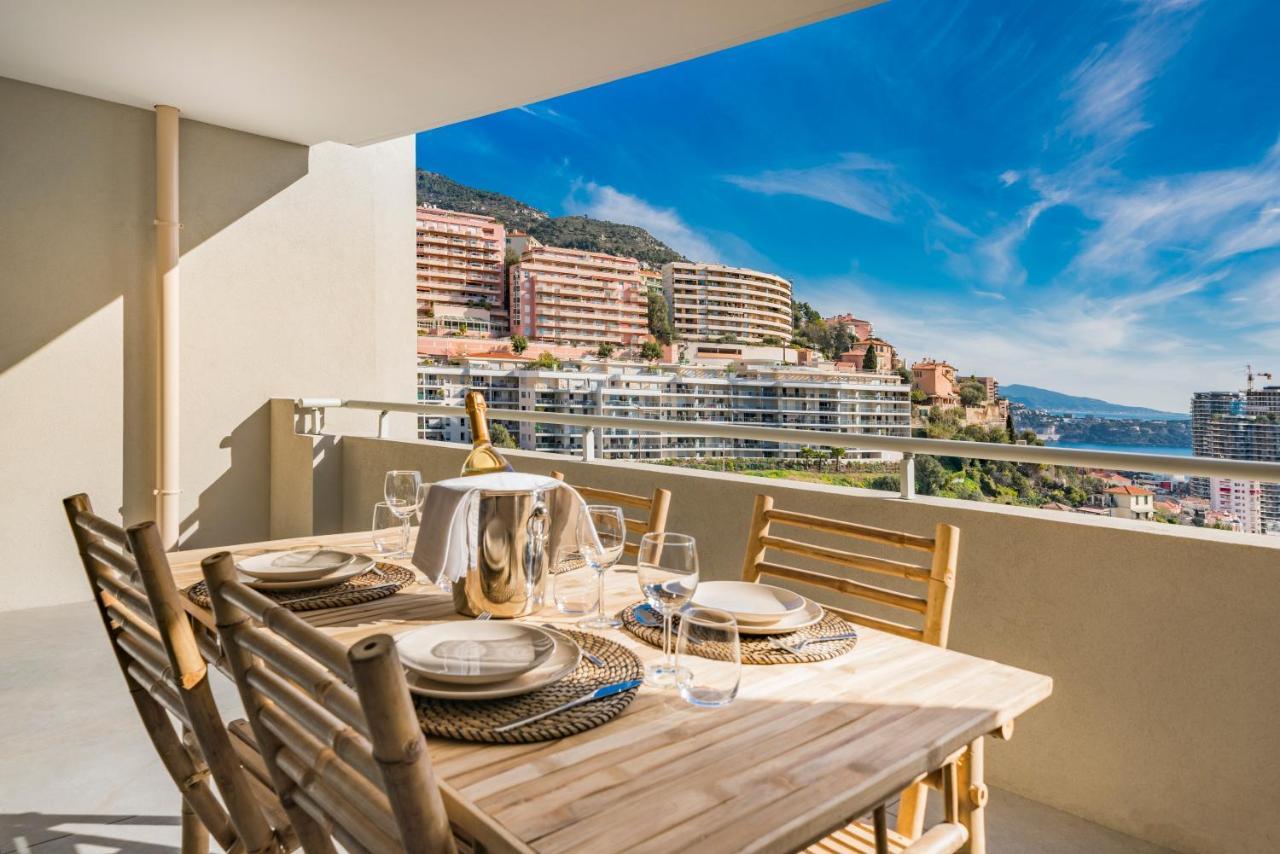 Terrasse Vue Mer, 5Mn Monaco, Parking - An Beausoleil Esterno foto